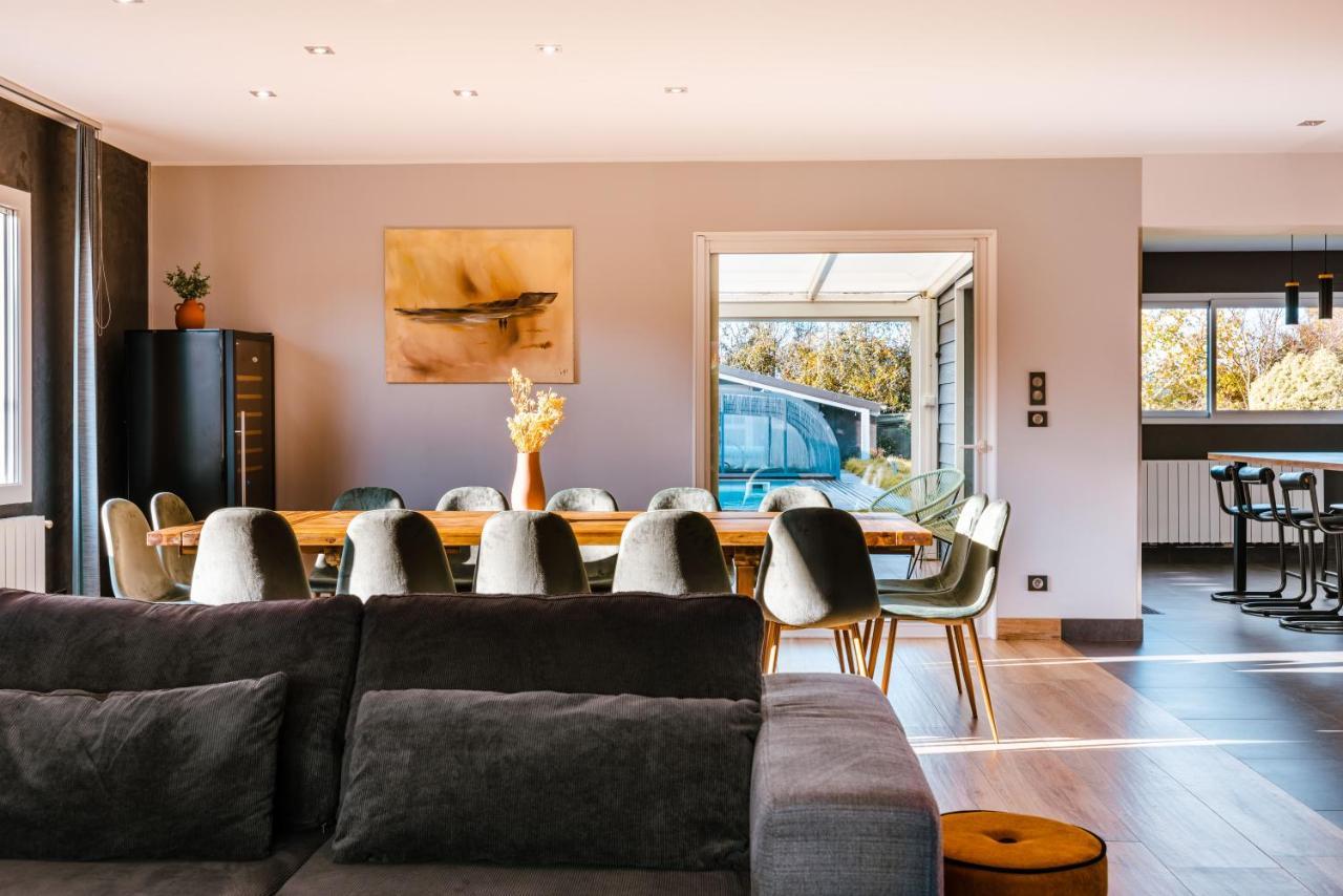 Grande Maison Avec Piscine Et Jacuzzi A La Campagne Desvres ภายนอก รูปภาพ