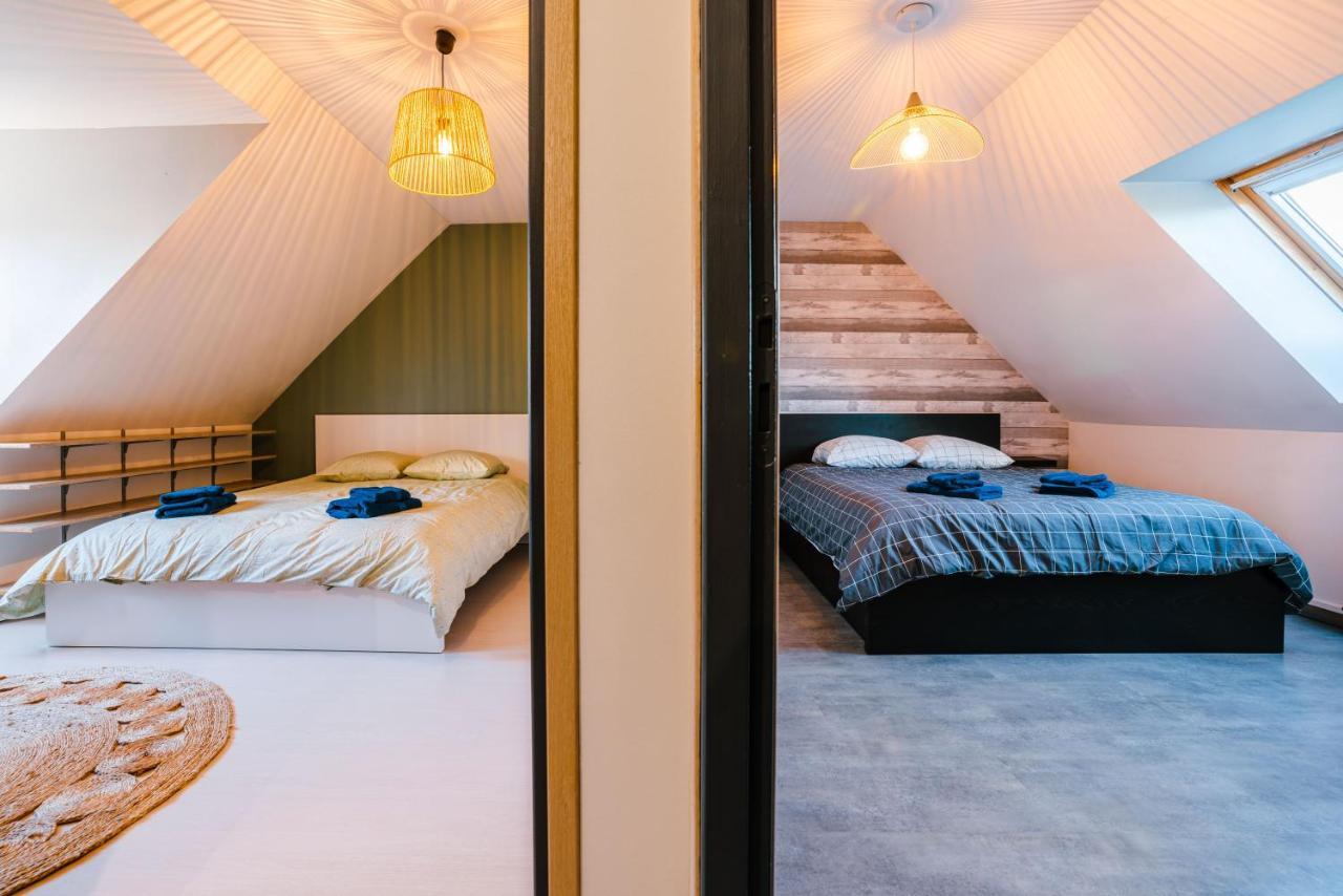 Grande Maison Avec Piscine Et Jacuzzi A La Campagne Desvres ภายนอก รูปภาพ