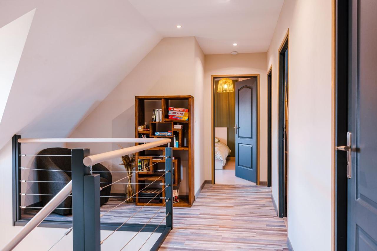 Grande Maison Avec Piscine Et Jacuzzi A La Campagne Desvres ภายนอก รูปภาพ